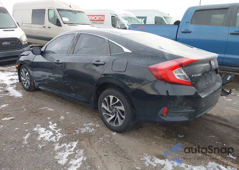 2016 Honda Civic Ex from USA, damaged, VIN 19XFC2F7XGE233628